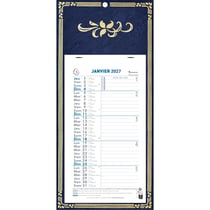 Calendrier mural mensuel 2026 Exacompta - Modèles aléatoires - Skytos - 19 x 41 cm - Vendu à l'unité