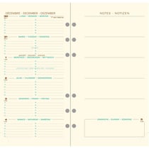 Recharge agenda semainier 2026 Exacompta - 9,2 x 17 cm - Exatime 17 Pocket