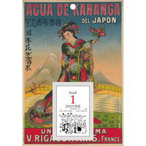 Bloc éphéméride 2026 Exacompta - Modèles aléatoires - 18 x 26 cm - Affiches anciennes - Vendu à l'unité