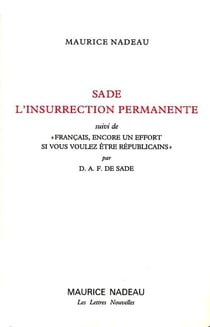 Sade - l'insurrection permanente