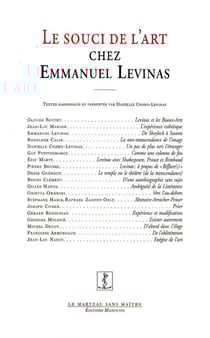 Le souci de l'art chez Emmanuel Levinas