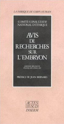 Avis de recherches sur embryon - la fabrique du corps humain