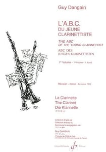 L'ABC du jeune clarinettiste. Volume 1 (trilingue, révisé en 1992) - méthode