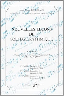 Nouvelles leçons de solfège rythmique. Volume 1 - méthode Solfège