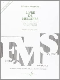 Livre de mélodies. Volume 2 - méthode