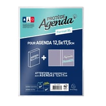 Protège-agenda Exacompta - Transparent - 12,5 x 17,5 cm - XL
