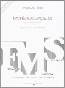 Dictées musicales Volume 3 - Professeur - méthode