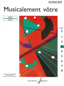 Musicalement vôtre - Cahier d'accompagnements piano - Volume 3