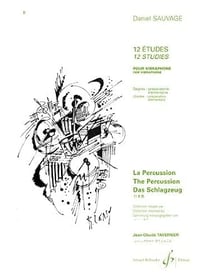 12 études pour vibraphone - méthode