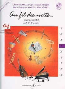 Au fil des notes. Volume 4 - Livre de l'élève (+ CD) - méthode