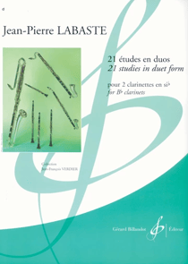 21 Études en duos - 2 clarinettes Sib