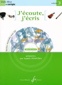 J'écoute, j'écris volume 3 - méthode