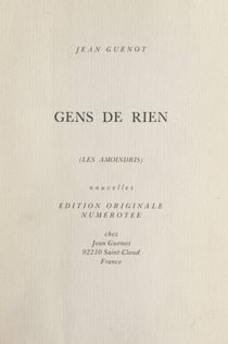 Gens de rien - Les amoindris