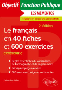 Le français en 40 fiches et 600 exercices