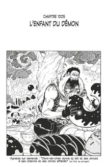 One Piece édition originale - Chapitre 1005 - L'enfant du démon