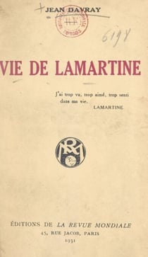 Vie de Lamartine