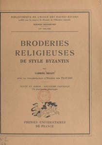 Broderies religieuses de style byzantin - 176 planches en phototypie
