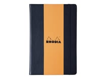 Carnet - 14 x 21 cm - Webnotebook - Rhodia - 192 pages unies - Noir