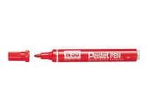 Marqueur permanent - Rouge - N50 - Pointe moyenne - Pentel
