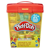 Play-Doh Couleurs flamboyantes, 12 pots de pâte à modeler atoxique