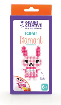 Kit mosaïque diamant Graine Creative - Lapin