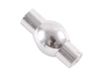 1 fermoir aimanté de 5 mm  - Argent - Créalia