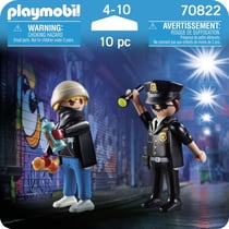 Playmobil® - Duo policier et tagueur - 70822 - Playmobil® City Action