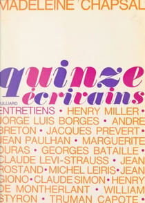 Quinze écrivains - Entretiens