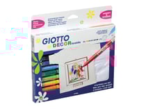 Etui 8 feutres textiles et 1 tee-shirt - Giotto Decor