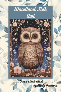 Woodland Folk - Owl - Woodland Folk Cross Stitch
