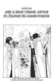 One Piece édition originale - Chapitre 546 - Jinbe le grand corsaire, capitaine de l'équipage des hommes-poissons