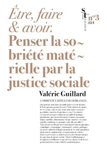 Être, faire et avoir - Penser la sobriété matérielle par la justice sociale