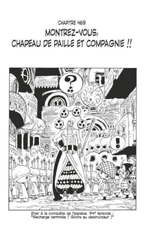 One Piece édition originale - Chapitre 469 - Montrez-vous, chapeau de paille et compagnie !!