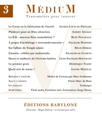 Médium n°3, avril-juin 2005