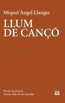 Llum de cançó - LIX Premi de Poesis Ausiàs March de Gandia