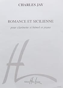 Romance et Sicilienne - partition clarinette
