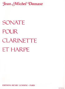Sonate - partition clarinette et harpe