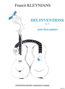 Inventions (10) Op.76 - partition guitare
