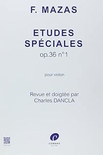 Etudes spéciales Op.36 n°1 --- violon - partition violon