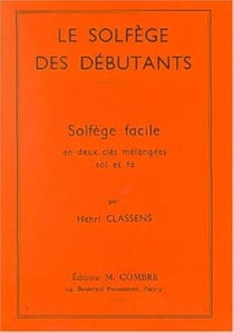 Solfège des débutants - clés de sol et fa - méthode Solfège - débutant