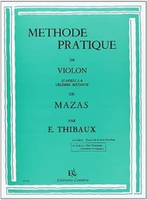 Méthode pratique de violon d’après Mazas Vol.2 - Méthode violon