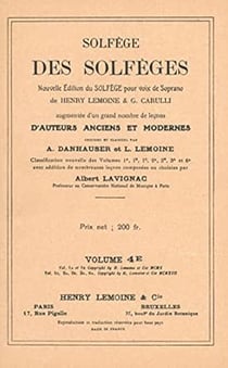 Solfège des Solfèges Vol.4E sans accompagnement - méthode Solfège