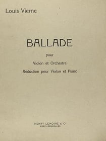 Ballade Op.52 - partition Piano