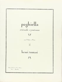 Paghiella, sérénade cyrnéenne - partition violon