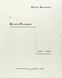 Poèmes (3) n°1 - partition orgue
