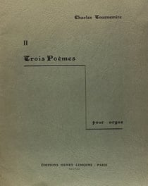 Poèmes (3) n°2 - partition orgue