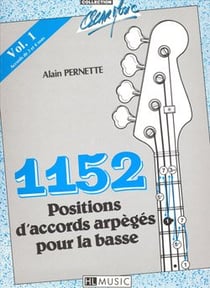 1152 positions d'accords arpeges pour la basse