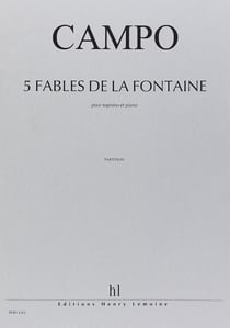 Fables de la Fontaine (5) - partition chant et piano