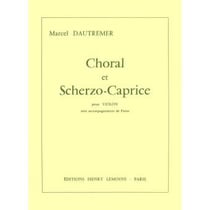Choral et Scherzo-caprice - partition violon