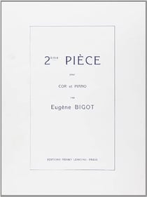 Pièce no. 2 - partition Piano